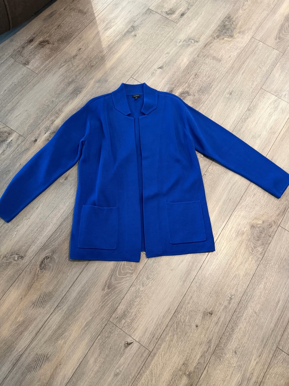 Talbots Open-Front Blazer Jacket in Royal Blue